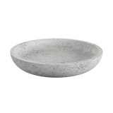 Caselle 50cm white travertine decorative bowl