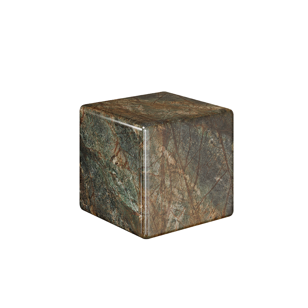 Cerazo Forest Green Marble Coffee Table 28cm