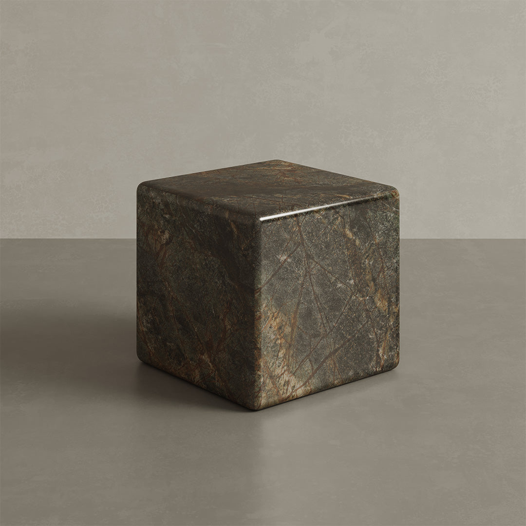 Cerazo Forest Green Marble Coffee Table 28cm