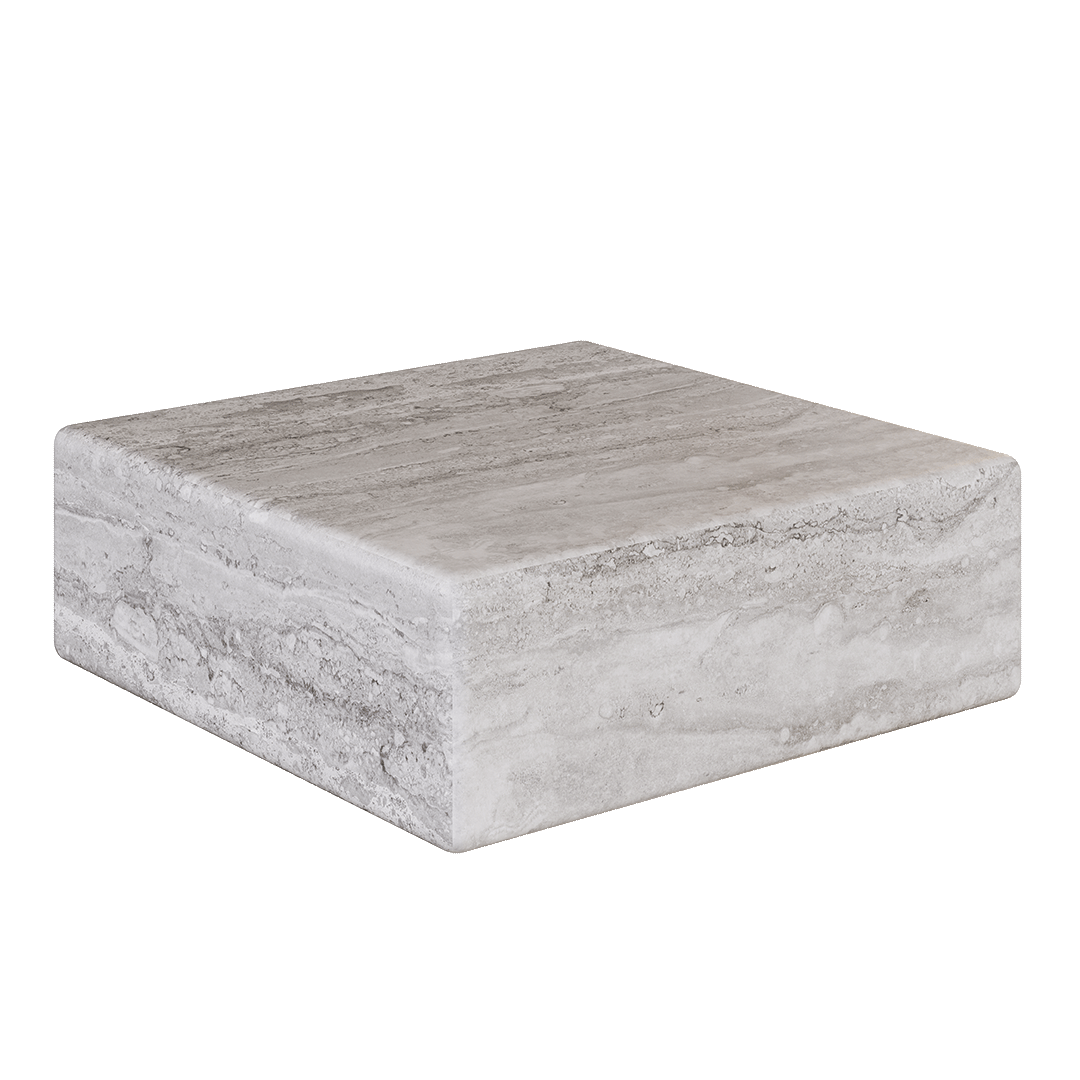 Cerazo Travertine Grey 54cm Coffee Table