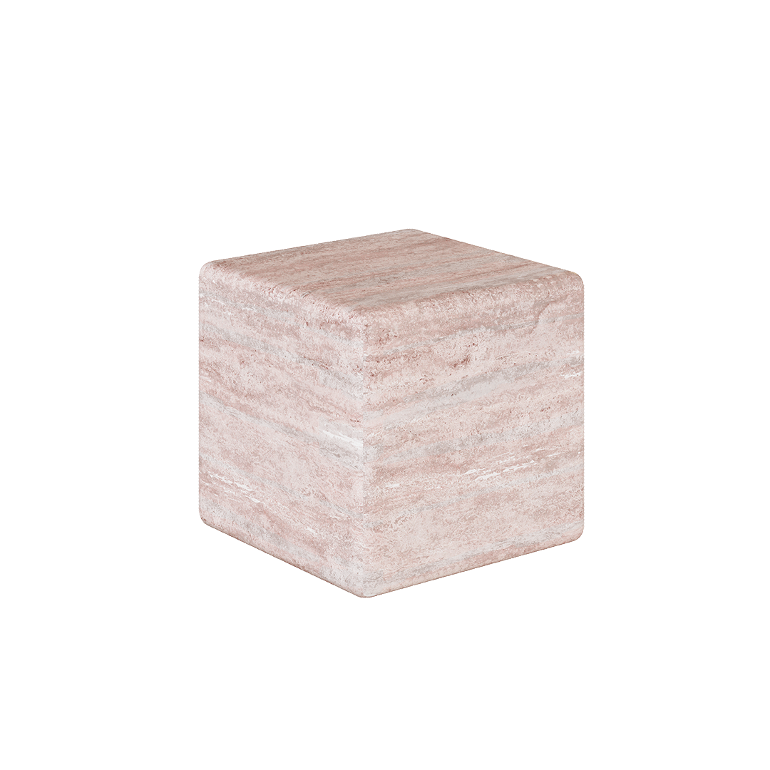 Cerazo Red Travertine Coffee Table 28cm