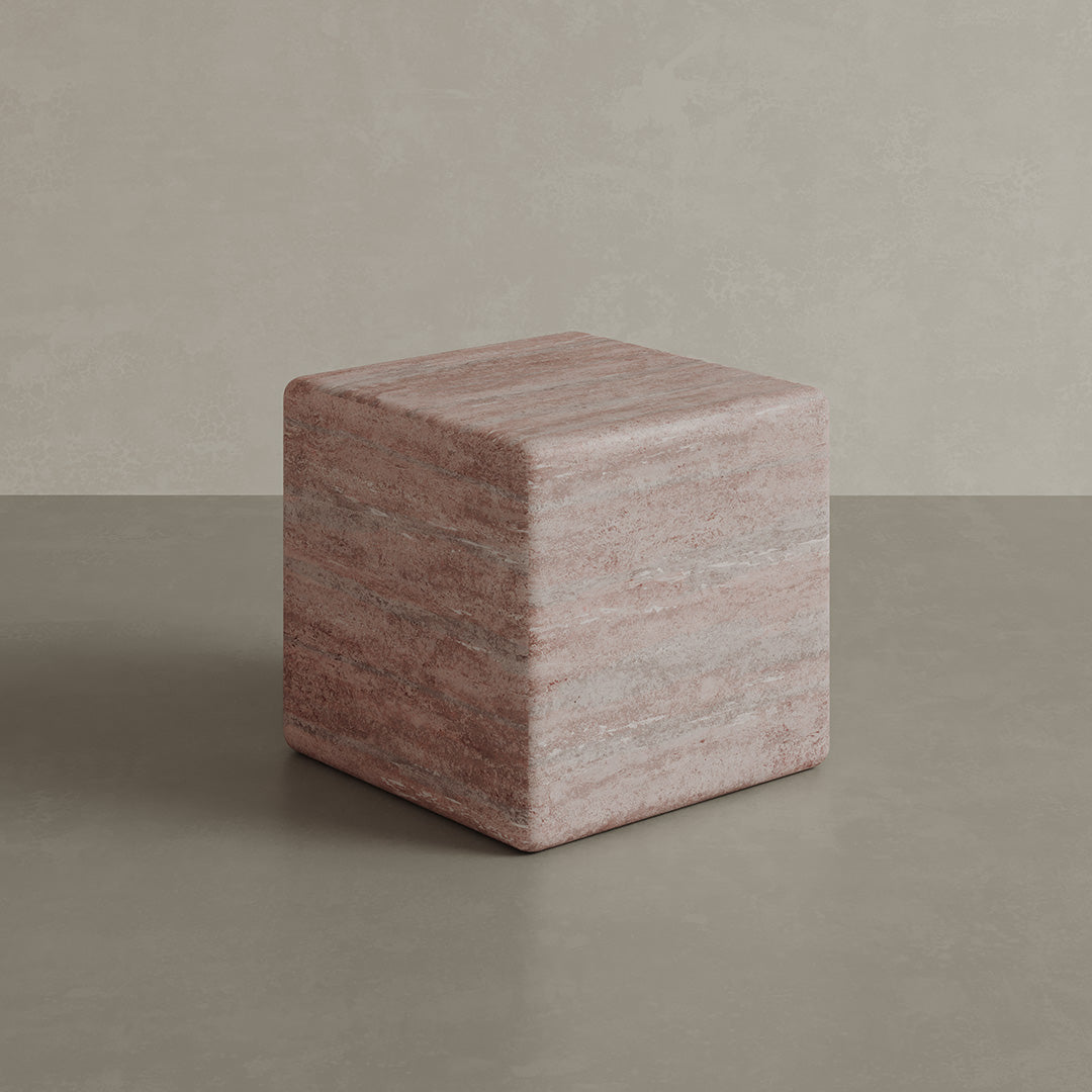 Cerazo Red Travertine Coffee Table 28cm