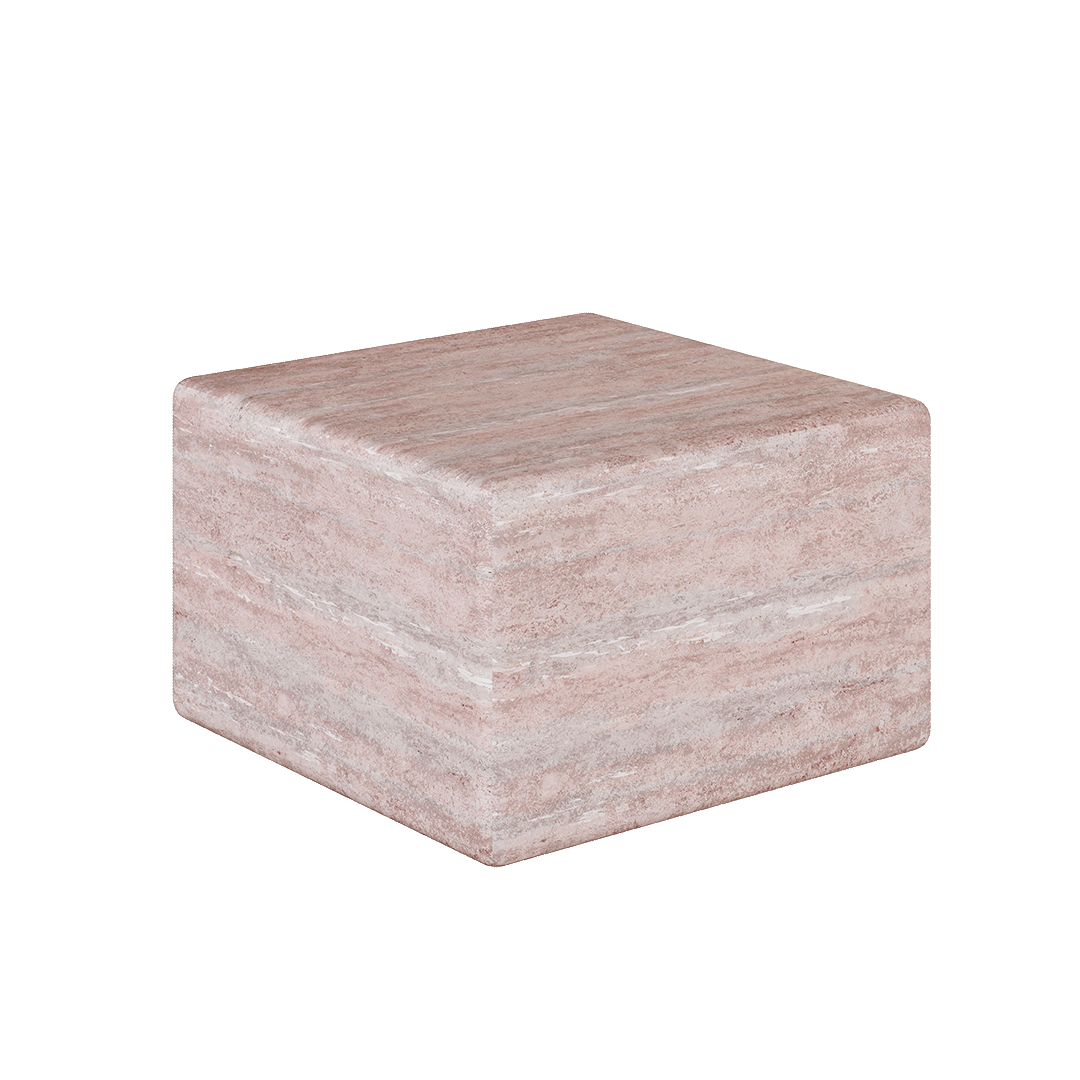 Cerazo Red Travertine Coffee Table 39cm