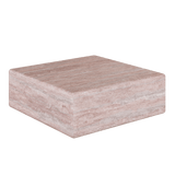 Cerazo Red Travertine Coffee Table 54cm