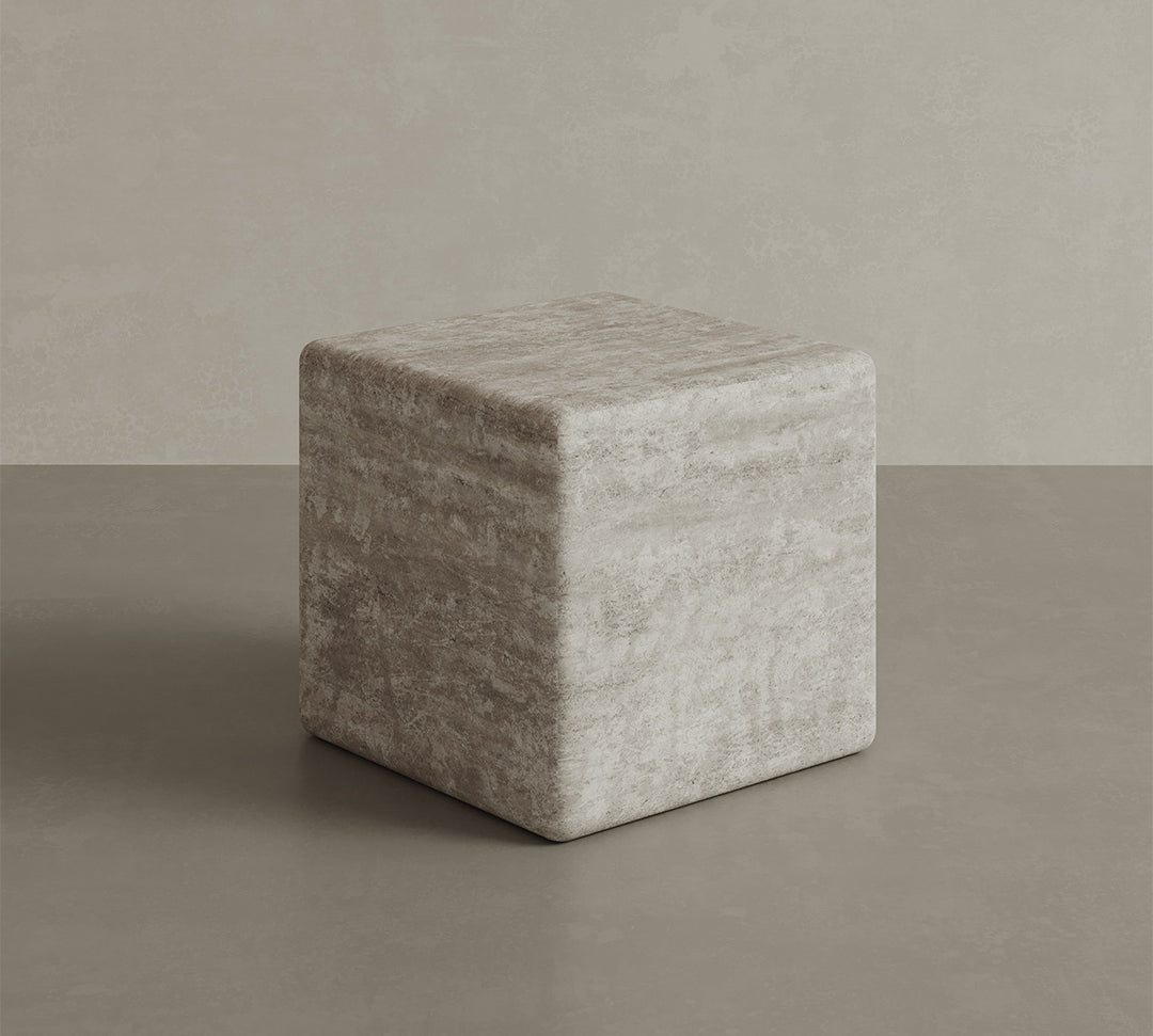 Cerazo white travertine coffee table 28cm