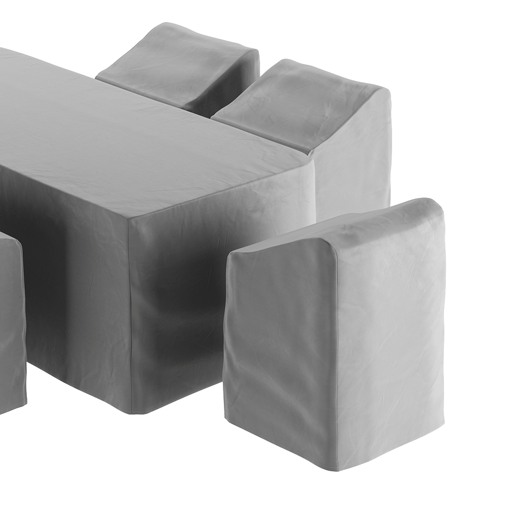 Dining Chair Cover Close Up