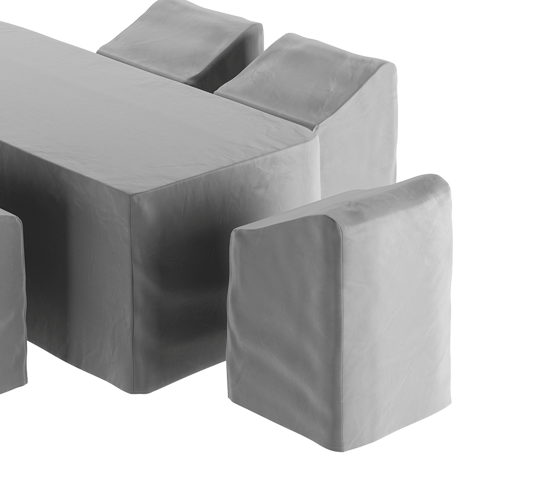 Dining Chair Cover Close Up