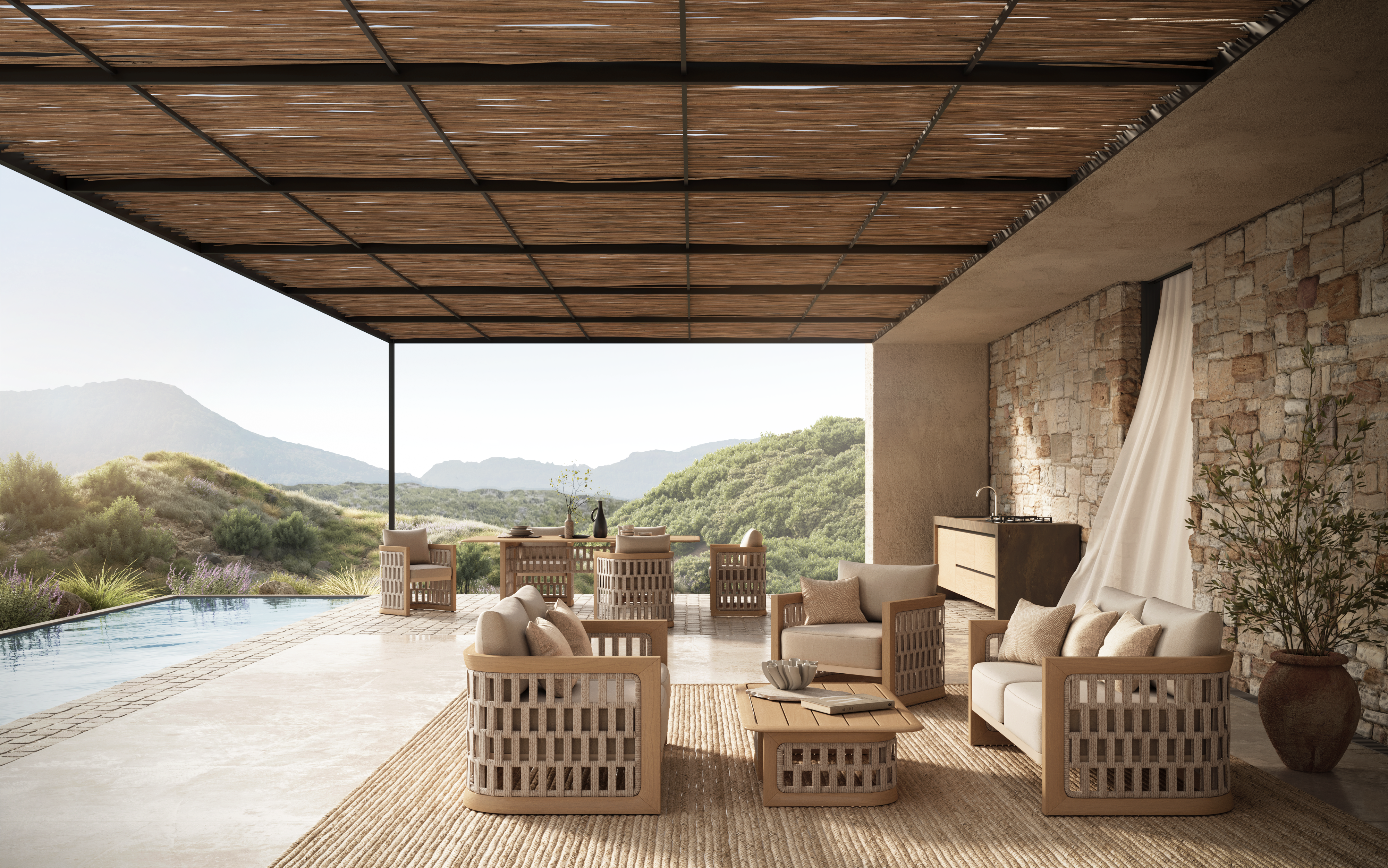 LUXURY OUTDOOR FURNITURE