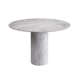 Grey Travertine Dining Table