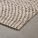 Close up of H1 Champagne Rug