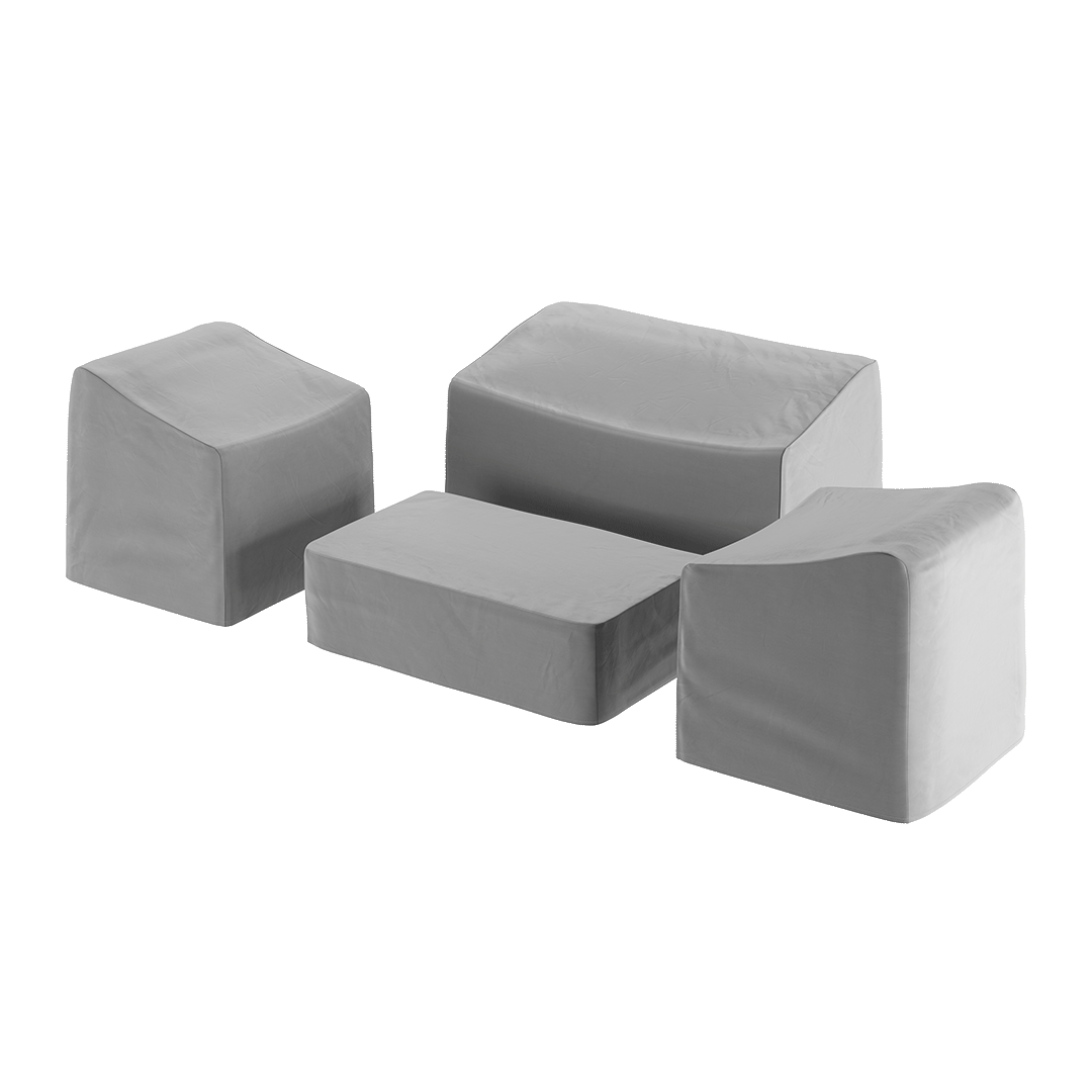 Two Three Seater Sofa Lounge Chair Coffee Table Protective Cover