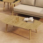 N1 Light Teak Coffee table close up