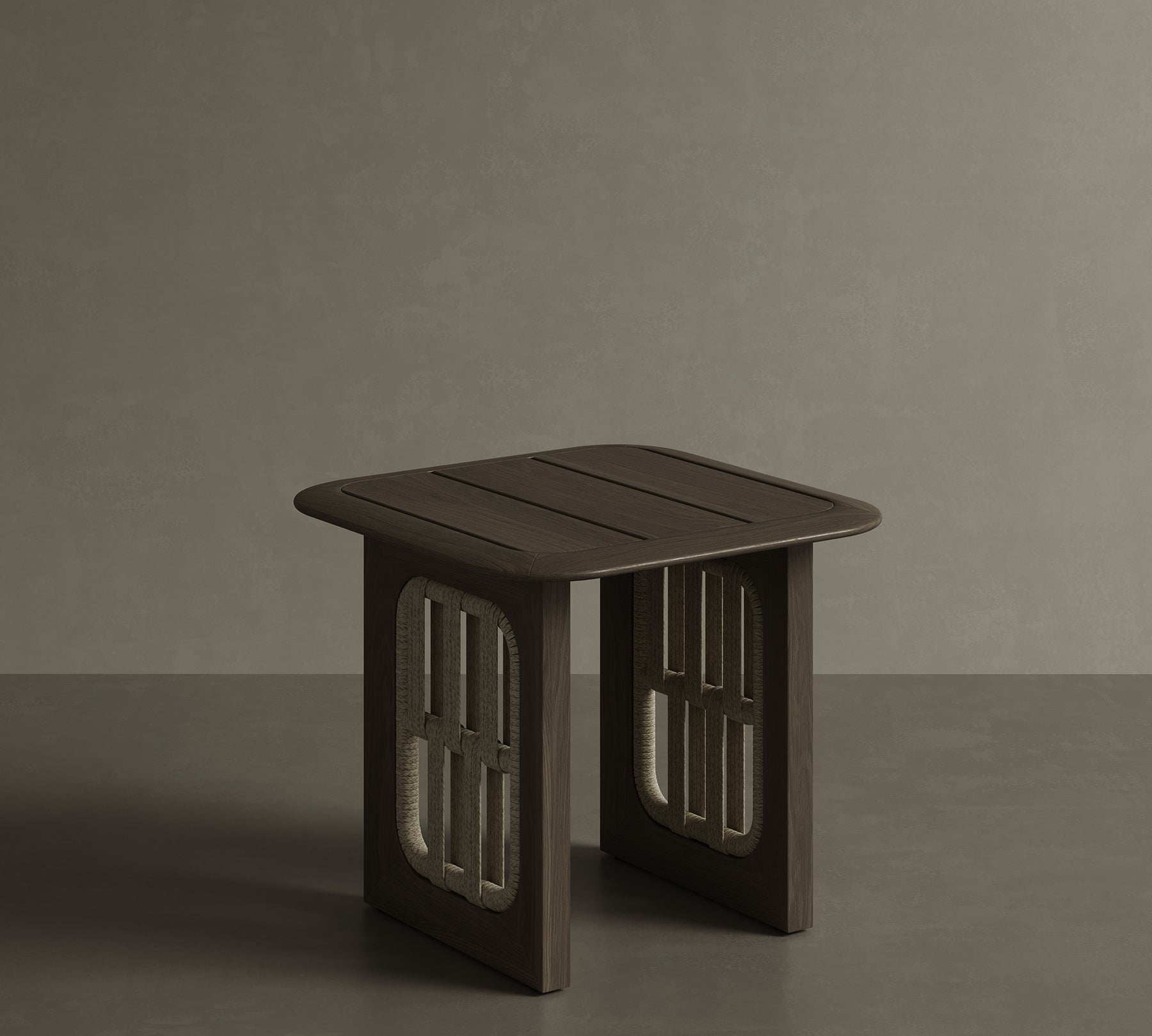 N2 side table dark teak product image