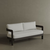 A modern N3 three-seater sofa in Cirrus Textured Weave, featuring soft, durable fabric with a subtle, sophisticated texture. The rich Kohl colour adds depth and elegance, making it a stylish addition to any contemporary space. Its clean lines and comfortable design ensure both luxury and relaxation.