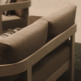 N3 Wheat canvas three seater sofa lifestyle image lounge chair
