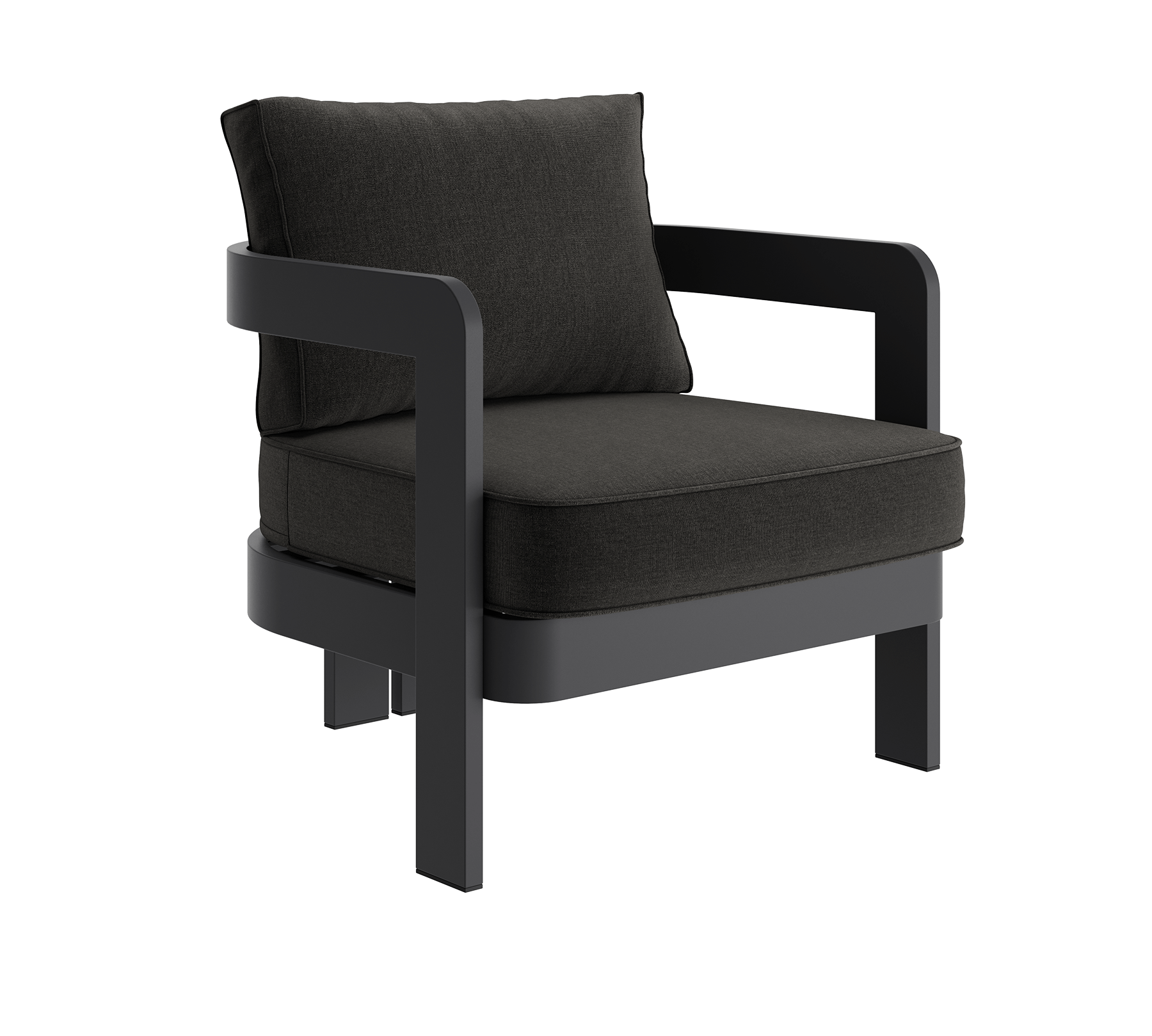 N3 Kohl shadow canvas lounge chair product image