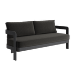 N3 Three Seater Sofa Kohl Shadow Canvas Aluminium