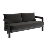 N3 Three Seater Sofa Kohl Shadow Canvas Aluminium