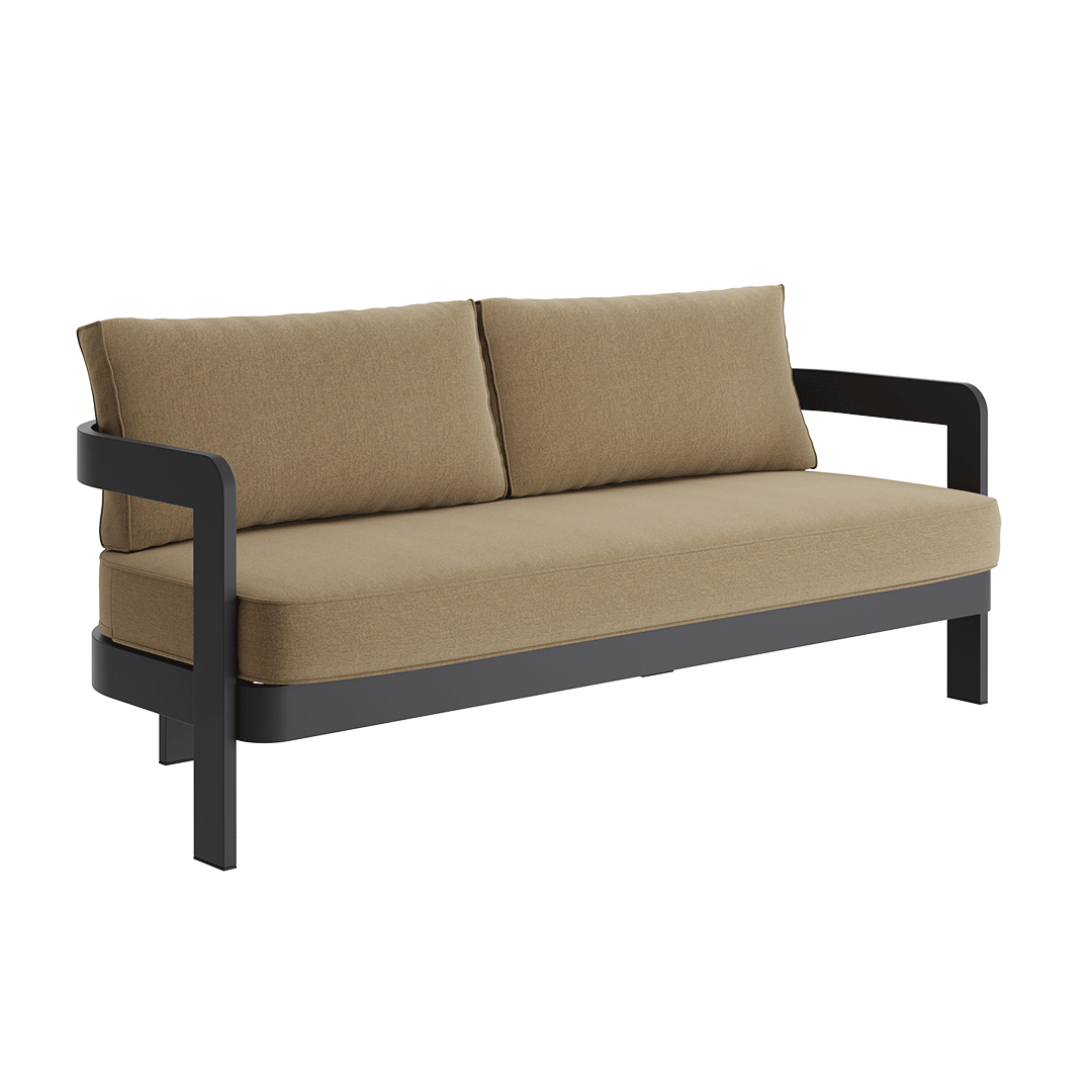 N3 three seater sofa wheat canvas product image