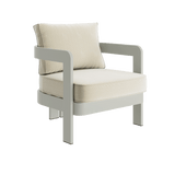N3 taupe Pearl herringbone lounge chair product image