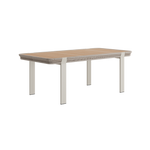 N7 dining table made with Aluminium & Rope detailing on the side product image for home and garden