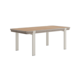 N7 dining table made with Aluminium & Rope detailing on the side product image for home and garden