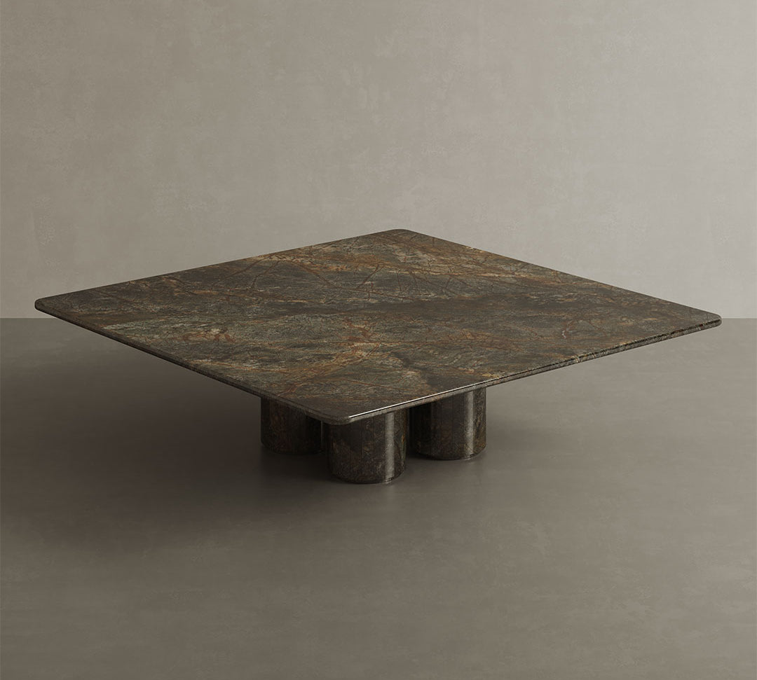 Nardelli Forest Green Marble Coffee Table 130cm