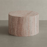 Porto Red Travertine Coffee Table 60cm