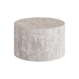 Porto White Travertine Coffee Table 60cm