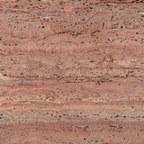 Red Travertine Unfilled Swatch