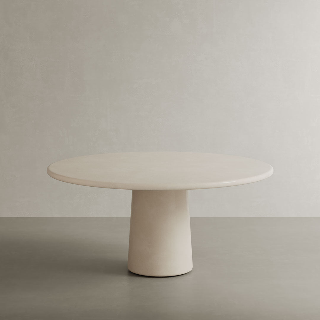 Santo Bone microskin indoor and outdoor dining table 160cm