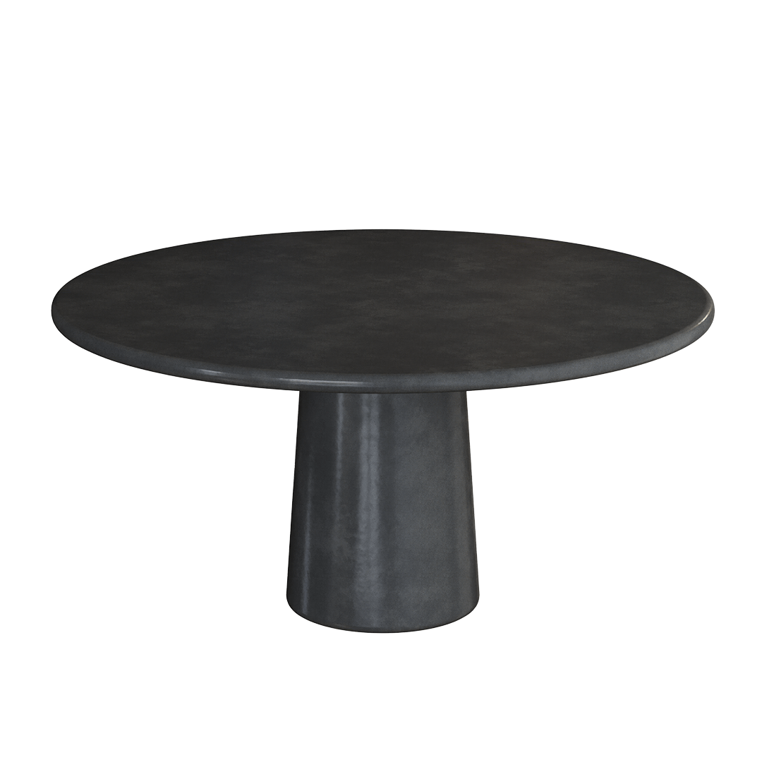 Santo Nero microskin indoor and outdoor dining table 160cm