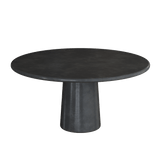 Santo Nero microskin indoor and outdoor dining table 160cm