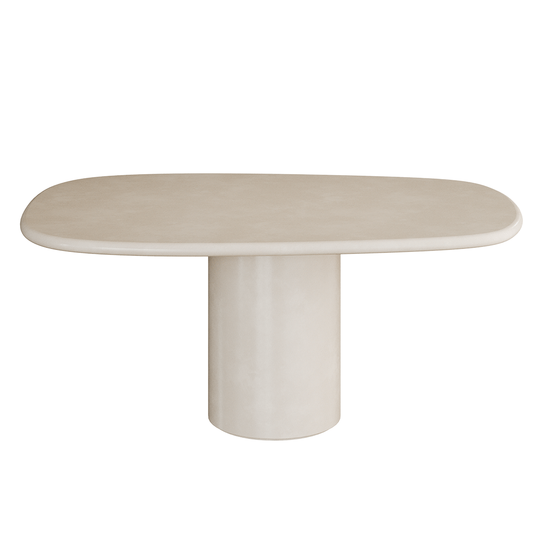 Solla Bone microskin indoor and outdoor dining table