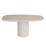 Solla Bone microskin indoor and outdoor dining table