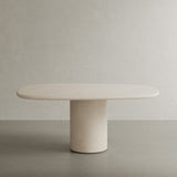 Solla Bone microskin indoor and outdoor dining table