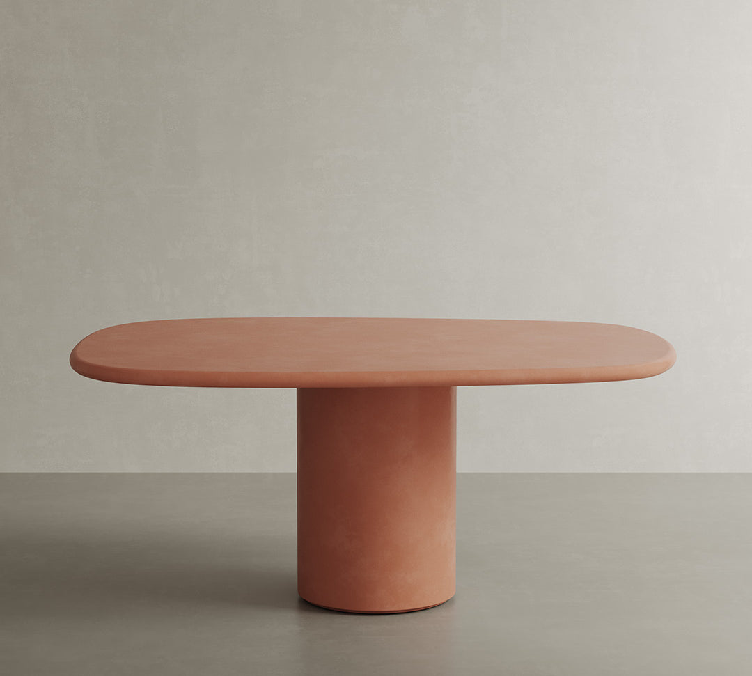 Solla Clay microskin indoor and outdoor dining table