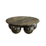 Sellano Coffee Table Forest Green Marble