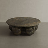 Sellano Coffee Table Forest Green Marble