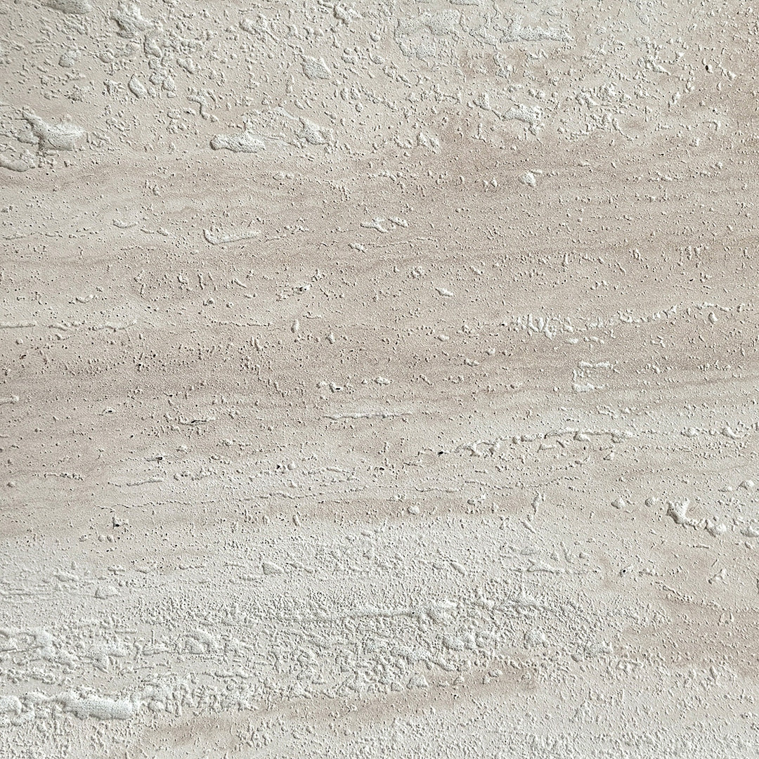 White Travertine Half Filled Swatch