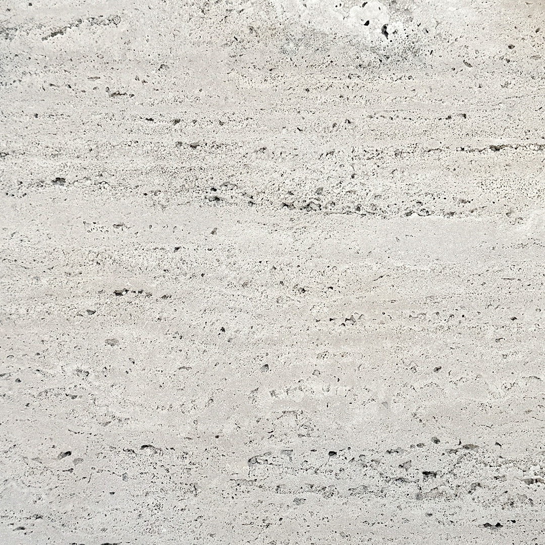 White Travertine Swatch Unfilled