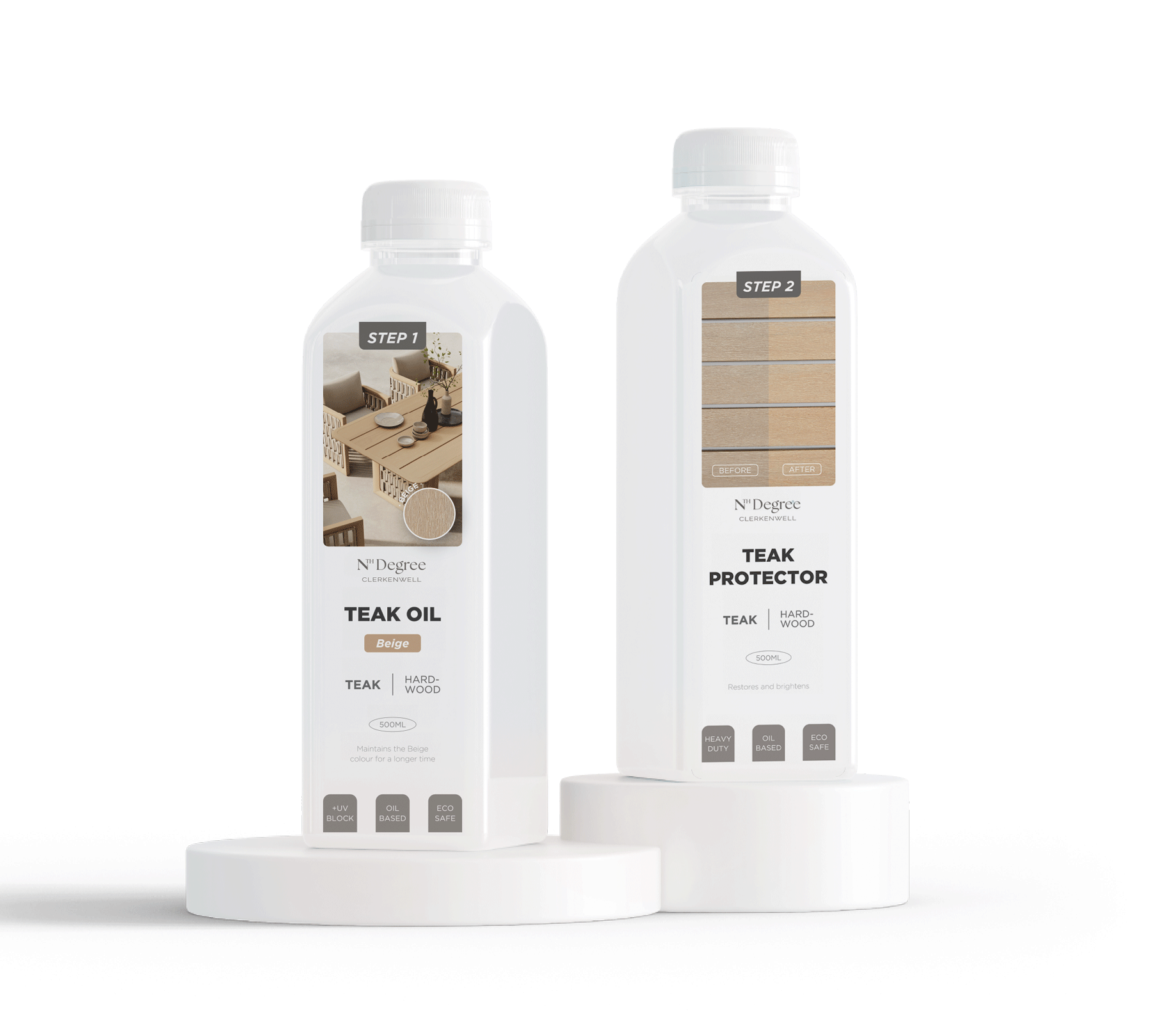 Maintenance Kit Teak Oil Teak Protector Beige