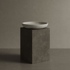 Caselle 50cm White Travertine Bowl