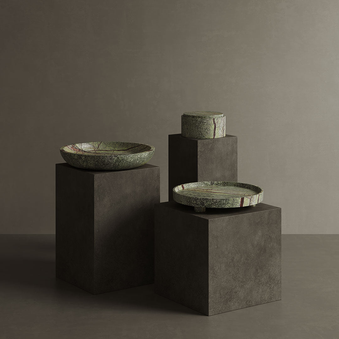 Caselle Forest Green Marble collection 