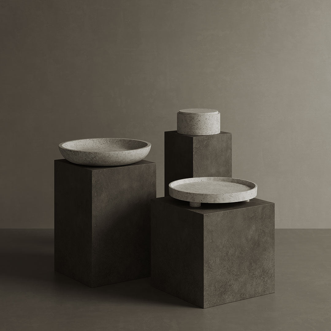 Caselle White Travertine Collection