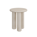 Clay Bone Microskin Side Table 45cm