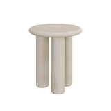 Clay Bone Microskin Side Table 45cm