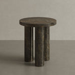 Casoli Forest Green Marble Side Table 45cm