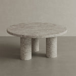 Coffee Table White Travertine