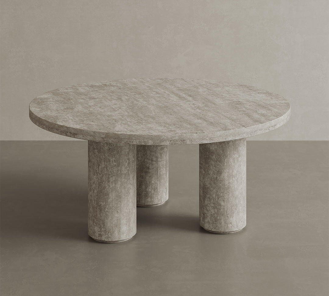 Coffee Table White Travertine